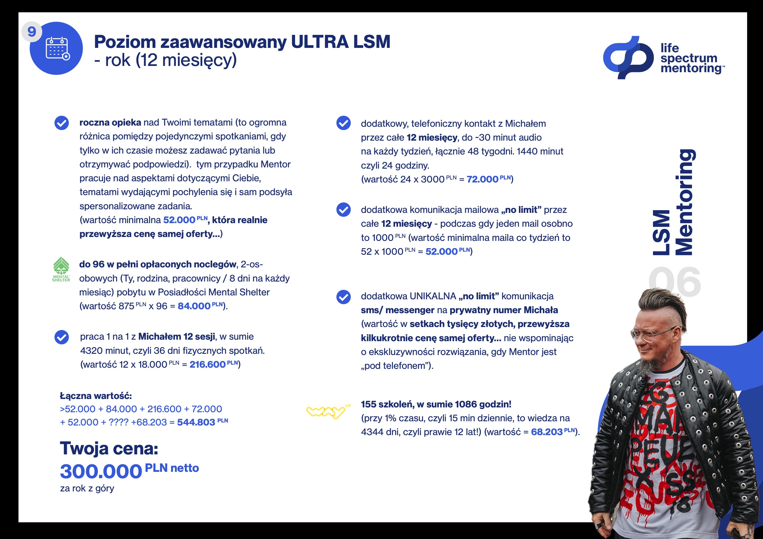 Ultra LSM czyli indywidualny Life Spektrum Mentoring z Kołczem Majkiem